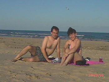 Beach scene